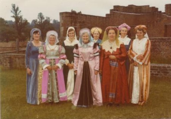 1953 Some of the village ladies in their costumes