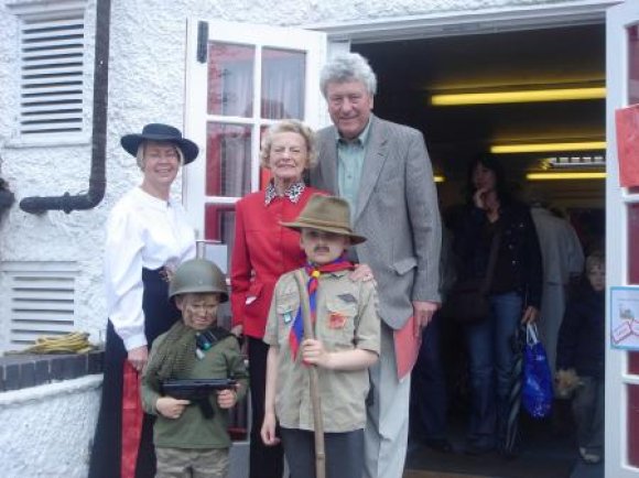 2006 Head of School Governors Councillor David Snartt and Head Teacher Mrs Adlam seen with a former pupil Joan Patrick and her two grandsons whose parents are Patrick and Katie Cook