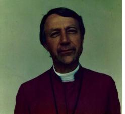 Canon Godfrey was assistant Bishop of Leicester from 1988 until 1995 and lived in the vicarage in Newtown Linford