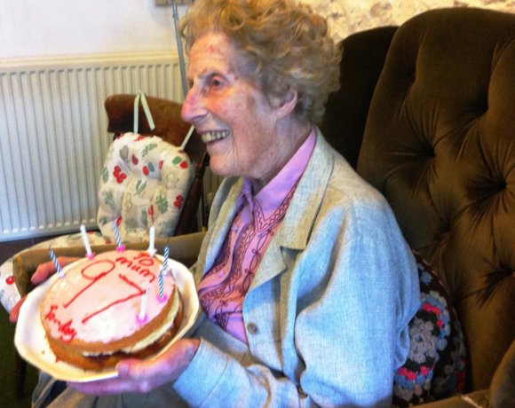 Marjorie Webster (Mother of Mary Clarke) celebrates her 97th birthday