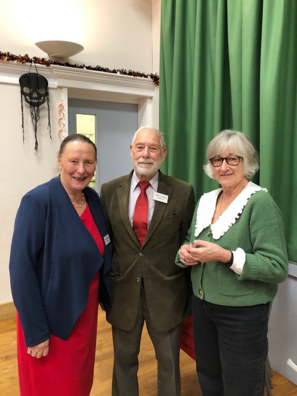 Helen Yemm (right) alongside Anne and David Couling (Photo courtesy of T Pickles)