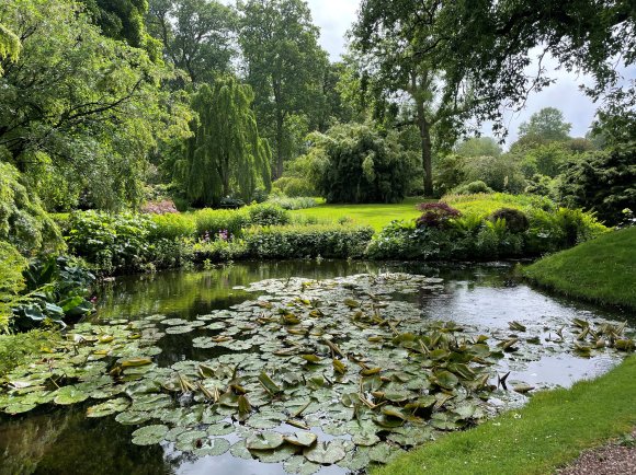 Pond at Hodnet Hall (photo D & A Couling)